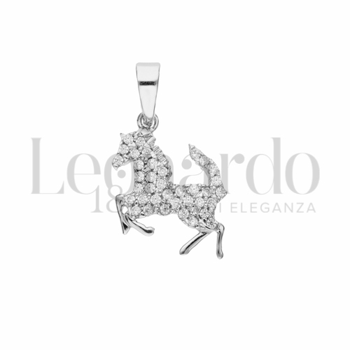 con Zircone bianco in Oro Bianco da 1,6gr.