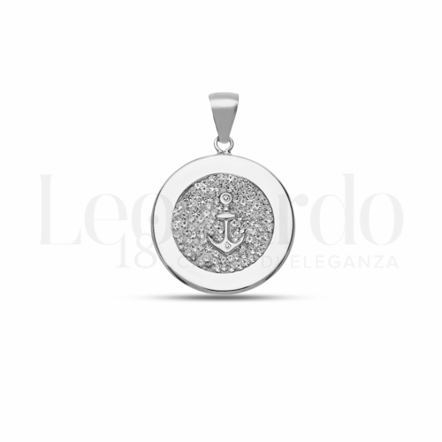 con Zircone bianco in Oro Bianco da 1,1gr.