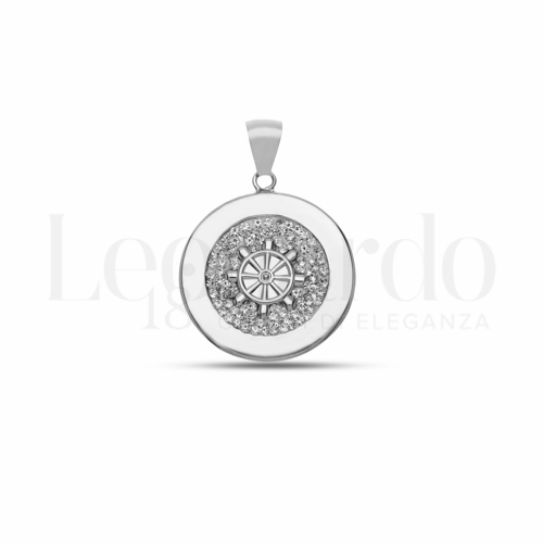 con Zircone bianco in Oro Bianco da 1,1gr.