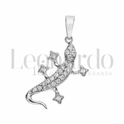 con Zircone bianco in Oro Bianco da 1,7gr.