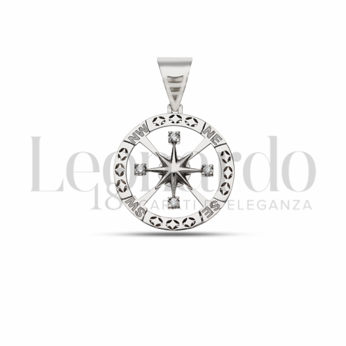 Misura 2° Misura con Zircone bianco in Oro Bianco da 3gr.