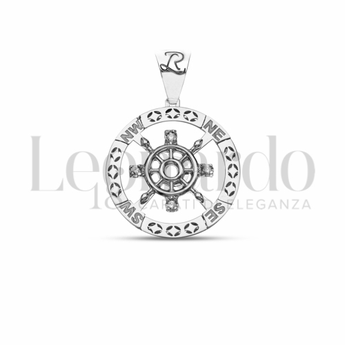 Misura 3° Misura con Zircone bianco in Oro Bianco da 5,2gr.