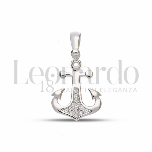 con Zircone bianco in Oro Bianco da 2,1gr.