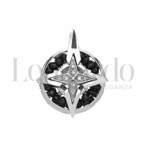 Misura 2° Misura con Diamante in Oro Bianco da 6,1gr.