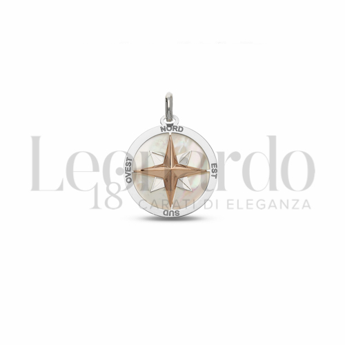 con Madreperla in Oro Bianco e Oro Rosa da 1,5gr.