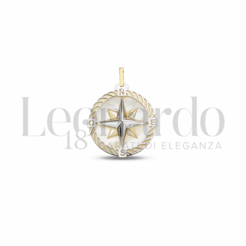 con Madreperla in Oro Giallo e Oro Bianco da 1,5gr.