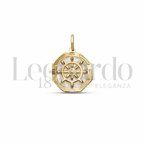 con Madreperla in Oro Giallo da 1,7gr.