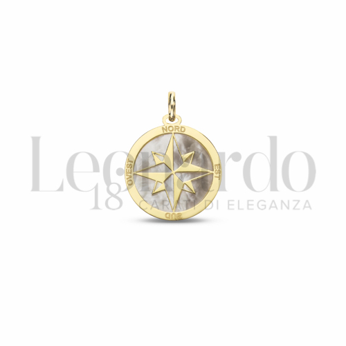 con Madreperla in Oro Giallo da 1,3gr.