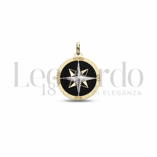 con Onice in Oro Giallo e Oro Bianco da 1,4gr.