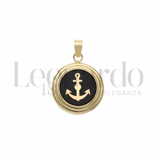 con Onice in Oro Giallo da 1,5gr.