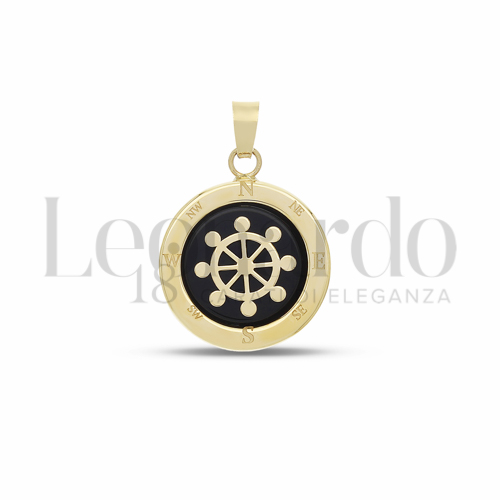 con Onice in Oro Giallo da 1,4gr.