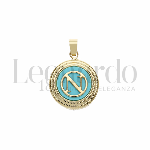 con Turchese in Oro Giallo da 1,4gr.