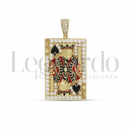 Misura 2&deg; Misura con Zirconi e Smalto in Oro Giallo da 11,4gr.