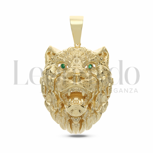 Misura 2° Misura con Zircone verde in Oro Giallo da 12,6gr.