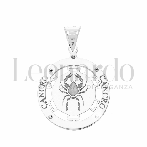 Segno Cancro in Oro Bianco da 1,6gr.