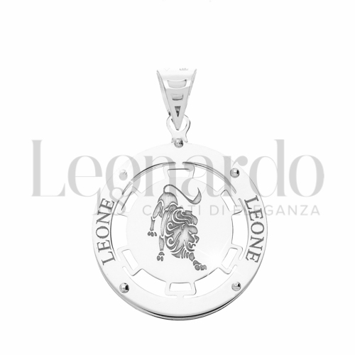 Segno Leone in Oro Bianco da 1,6gr.