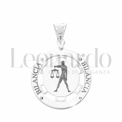 Segno Bilancia in Oro Bianco da 1,6gr.