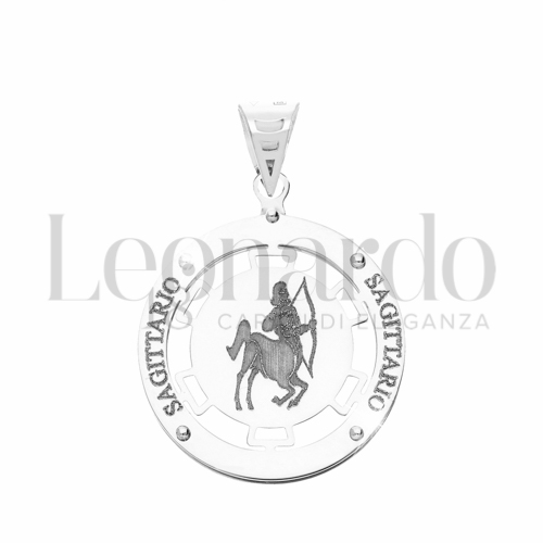 Segno Sagittario in Oro Bianco da 1,6gr.