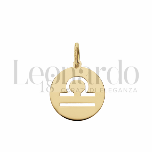 Segno Bilancia in Oro Giallo da 0,4gr.