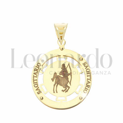 Segno Sagittario in Oro Giallo da 1,7gr.
