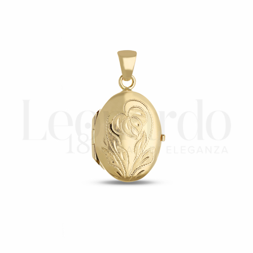 Decorazione Floreale in Oro Giallo da 4,4gr.