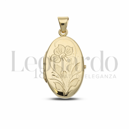 Decorazione Floreale in Oro Giallo da 6gr.