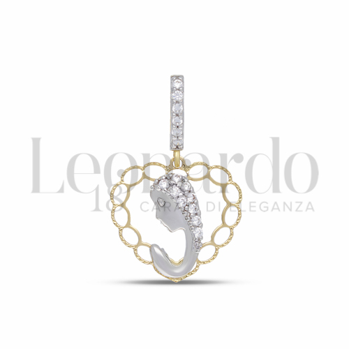Misura 1&deg; Misura con Zircone bianco in Oro Bianco e Oro Giallo da 1,3gr.