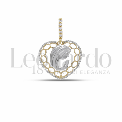 Misura 1° Misura con Zircone bianco in Oro Giallo e Oro Bianco da 1,2gr.