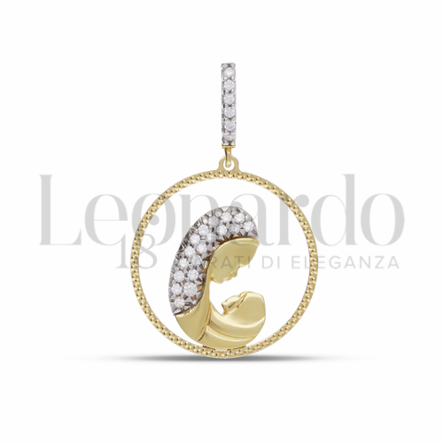 Misura 1&deg; Misura con Zircone bianco in Oro Giallo e Oro Bianco da 2,2gr.