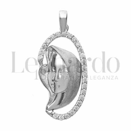 con Zircone bianco in Oro Bianco da 3gr.