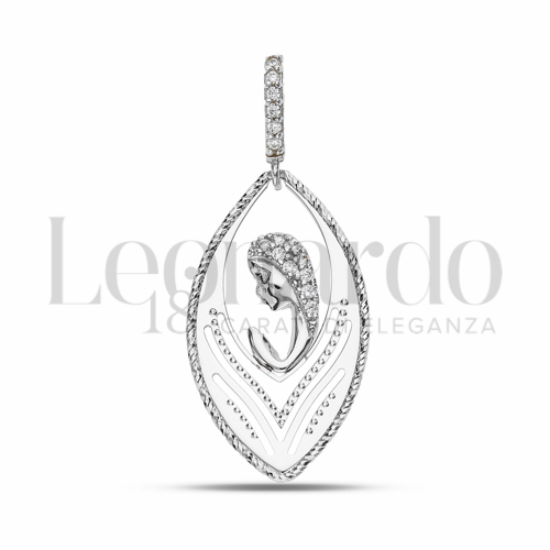 Misura 1° Misura con Zircone bianco in Oro Bianco da 1,9gr.