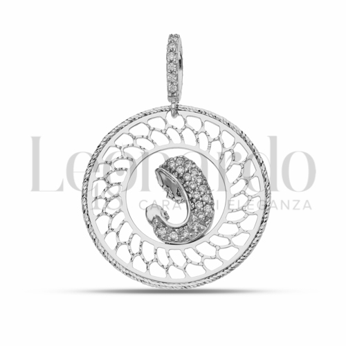 Misura 1° Misura con Zircone bianco in Oro Bianco da 2,8gr.