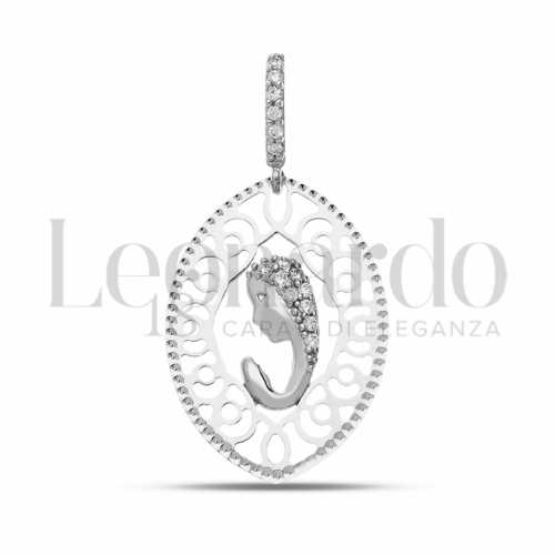 Misura 1° Misura con Zircone bianco in Oro Bianco da 1,8gr.