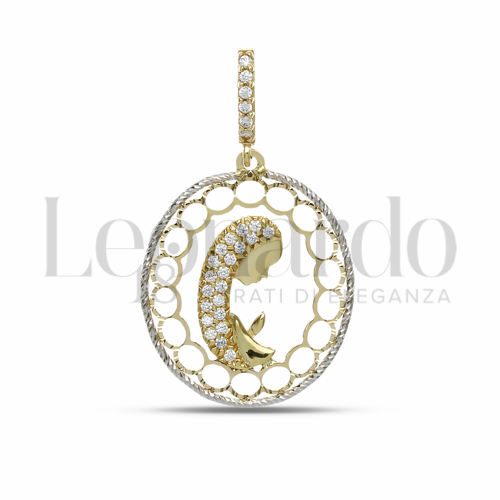 Misura 1° Misura con Zircone bianco in Oro Giallo da 2gr.
