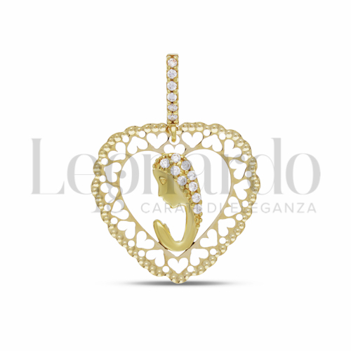 Misura 1&deg; Misura con Zircone bianco in Oro Giallo da 1,6gr.