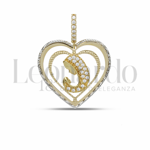 Misura 1° Misura con Zircone bianco in Oro Giallo da 2,1gr.