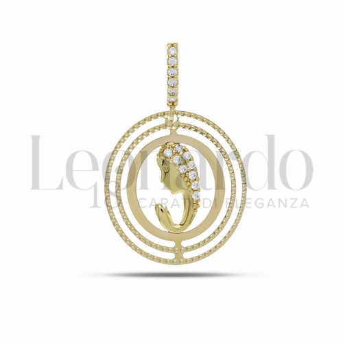 Misura 1° Misura con Zircone bianco in Oro Giallo da 1,7gr.