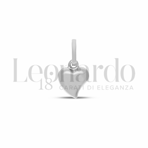 Pendenti Cuore curvo in Oro 18 Carati Modello: Scatolato Misura: 1° Finitura: Lucida 0,6g