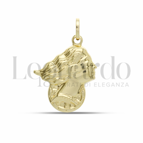 Pendenti Dea Bendata in Oro 18 Carati Modello: Scatolato Misura: 2° Finitura: Lucida 2,3g
