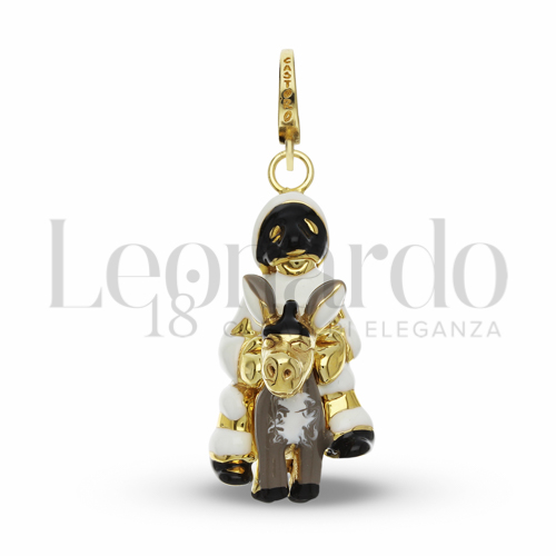 con Smalto in Oro Giallo da 6gr.