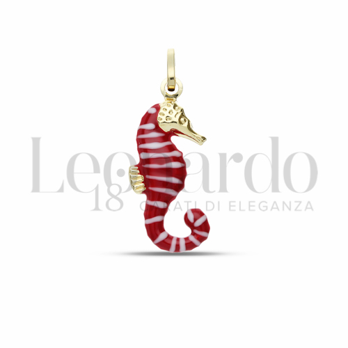 Modello Stampato con Smalto in Oro Giallo da 0,9gr.
