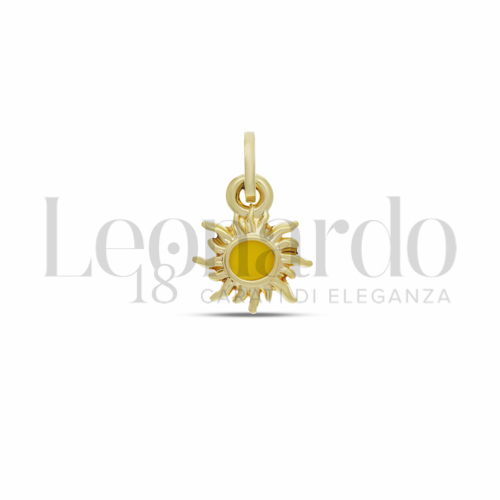 con Smalto Giallo in Oro Giallo da 0,9gr.