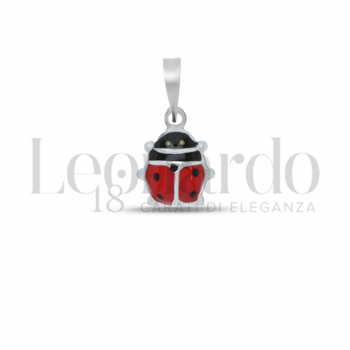 Misura 2° Misura con Smalto rosso in Oro Bianco da 0,5gr.