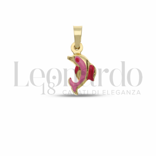 Misura 1 ° Misura con Smalto rosso in Oro Giallo da 0,4gr.