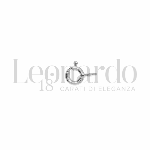 Modello Anello a molla classico in Oro Bianco da 0,2gr.