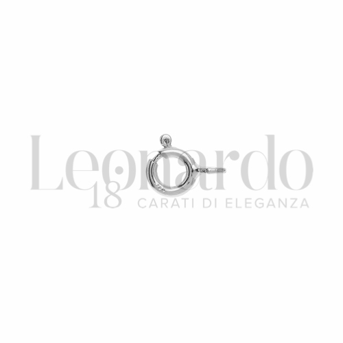 Modello Anello a molla classico in Oro Bianco da 0,2gr.