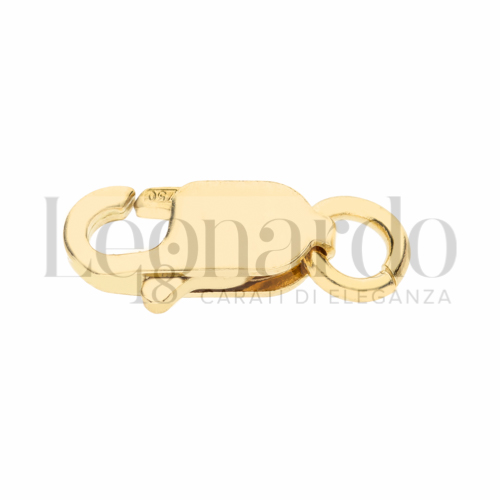 Modello Moschettone Rettangolare in Oro Giallo da 0,6gr.