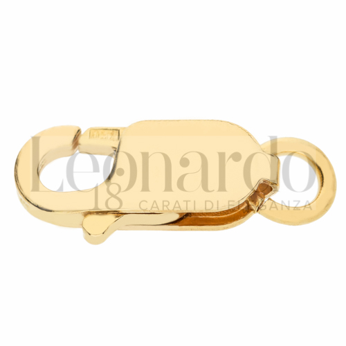 Modello Moschettone Rettangolare in Oro Giallo da 1,2gr.