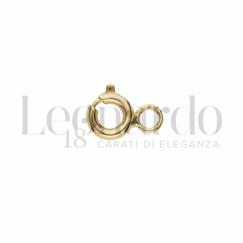 Modello Anello a molla classico in Oro Giallo da 0,2gr.
