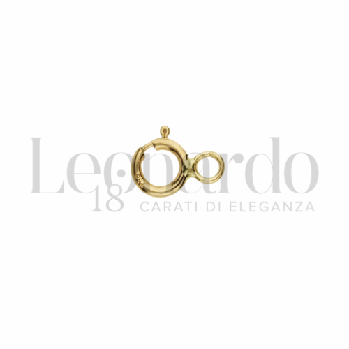 Modello Anello a molla classico in Oro Giallo da 0,2gr.